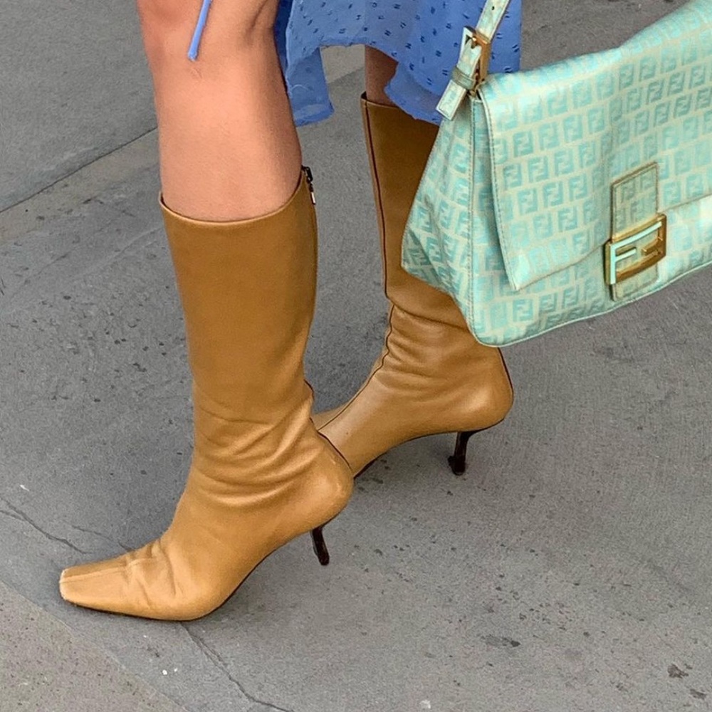 In search of vintage prada knee high boots